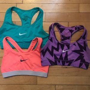 NIKE Pro Sports Bra Bundle - 3 for $20